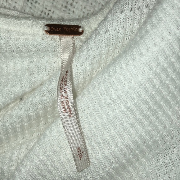 Free People White Long Sleeve - Picture 2 of 4